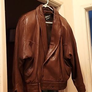 VINTAGE TANNERY WEST LEATHER JACKET